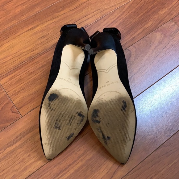 Enzo Angiolini Padilla Black Bow Heel Suede size 9 - Picture 6 of 6